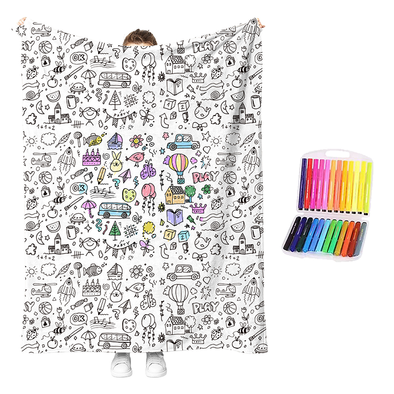 🎉 Sonderangebot dieser Woche – 50 % RABATT ✨🎨 Kreatives gemütliches Mal‑Decken‑Set