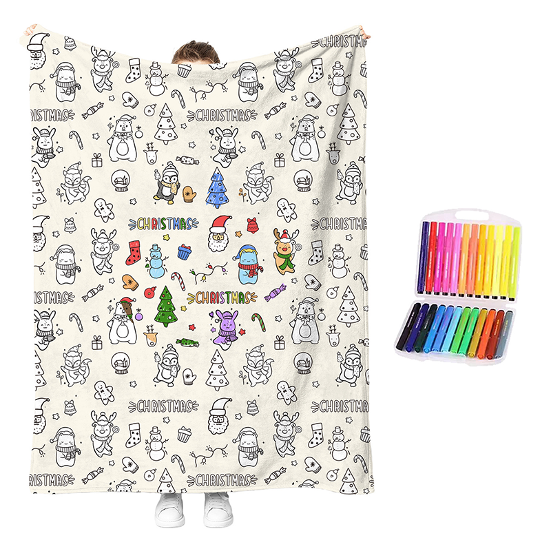 🎉 Sonderangebot dieser Woche – 50 % RABATT ✨🎨 Kreatives gemütliches Mal‑Decken‑Set