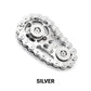 Edelstahl-Zahnrad-Ketten-Fidget-Spinner