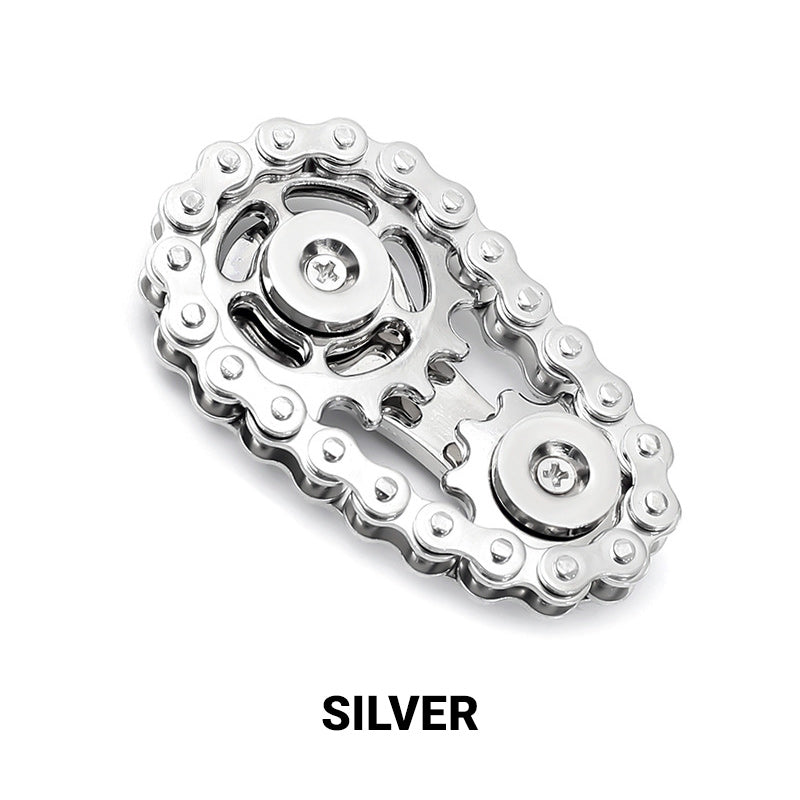 Edelstahl-Zahnrad-Ketten-Fidget-Spinner