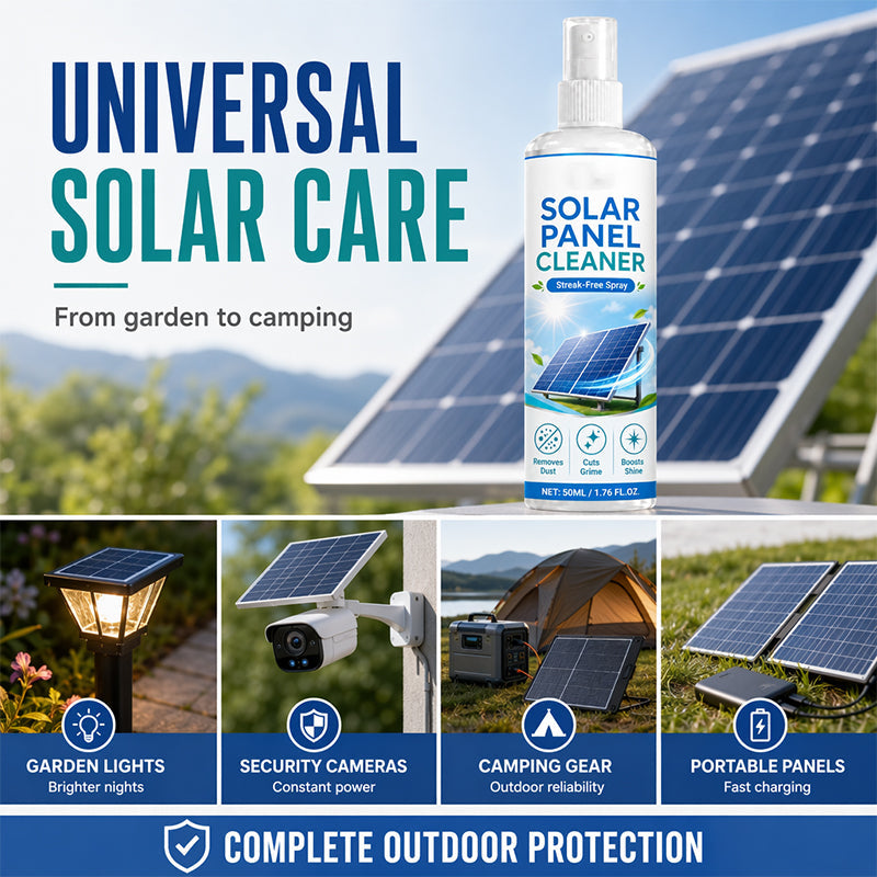 🛒 JETZT 50 % RABATT! ☀️ Hochwertiges Reinigungsspray für Solarmodule – Entfernt Schmutz effektiv und steigert den Energieertrag – Einfach anzuwendendes Produkt für den Außenbereich 💧