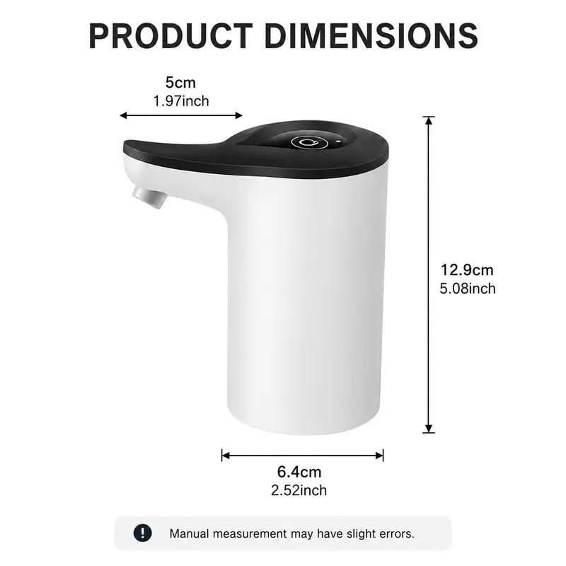 🔥50% RABATT | 💧Elektrische Wasserpumpe – 1-Touch-Bedienung, 45° Anti-Tropf-Düse, kompakt & kabellos für Zuhause & Büro ⚡