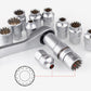 📢📢50% RABATT !!⏰29-teiliges Ratschen-Steckschlüssel-Set – Chrom-Vanadium-Stahl, 11 Stecknüsse & 10 Bits. Perfekt für Autoreparaturen & DIY 🛠️✨