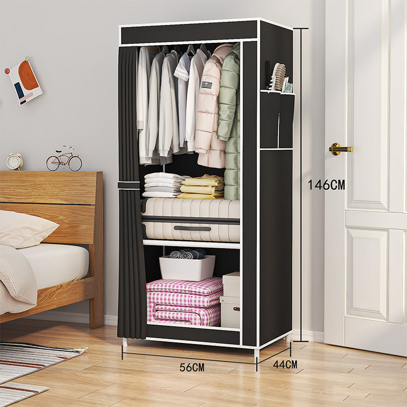 Tragbarer Kleiderschrank mit 3 Schubladen