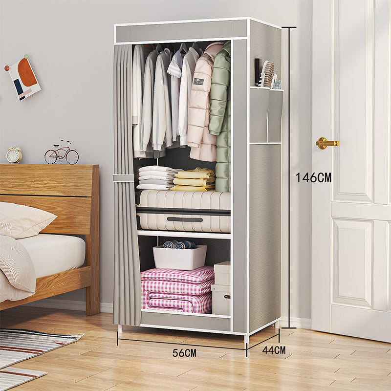 Tragbarer Kleiderschrank mit 3 Schubladen
