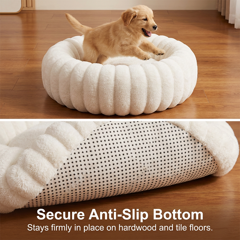 🐱50% RABATT💤 Ultraweicher runder Beruhigungskorb für Katzen und Hunde – Erhöhter Rand, gemütliches Nest für erholsame Nickerchen 🐶☁️