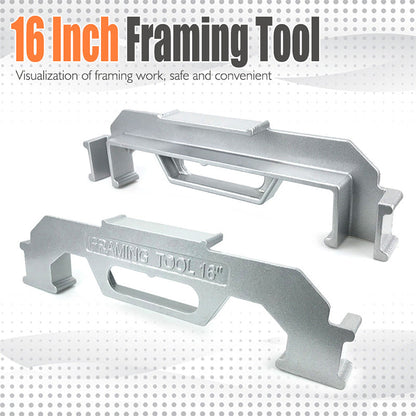 🔧  【Bisher bester Preis – Limitiert! 】📏 Rahmenlehre aus Aluminiumlegierung – Robust, präzise & einfach zu handhaben – Ideal für Stud-Layout, Trockenbau & Montagearbeiten 🛠️