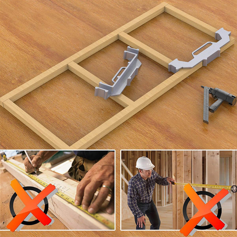 🔧  【Bisher bester Preis – Limitiert! 】📏 Rahmenlehre aus Aluminiumlegierung – Robust, präzise & einfach zu handhaben – Ideal für Stud-Layout, Trockenbau & Montagearbeiten 🛠️