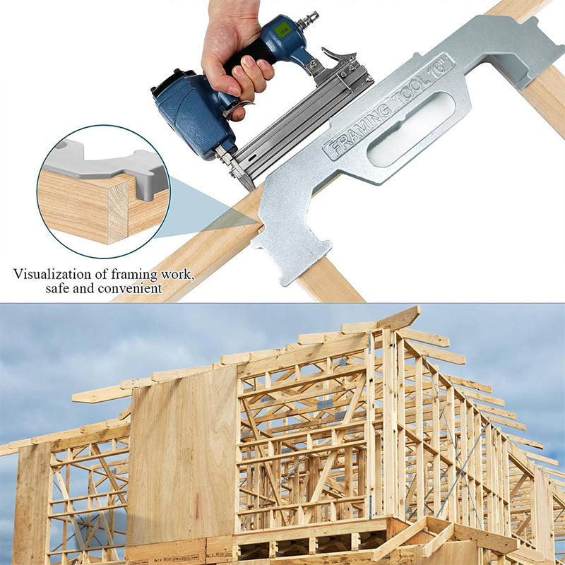 🔧  【Bisher bester Preis – Limitiert! 】📏 Rahmenlehre aus Aluminiumlegierung – Robust, präzise & einfach zu handhaben – Ideal für Stud-Layout, Trockenbau & Montagearbeiten 🛠️