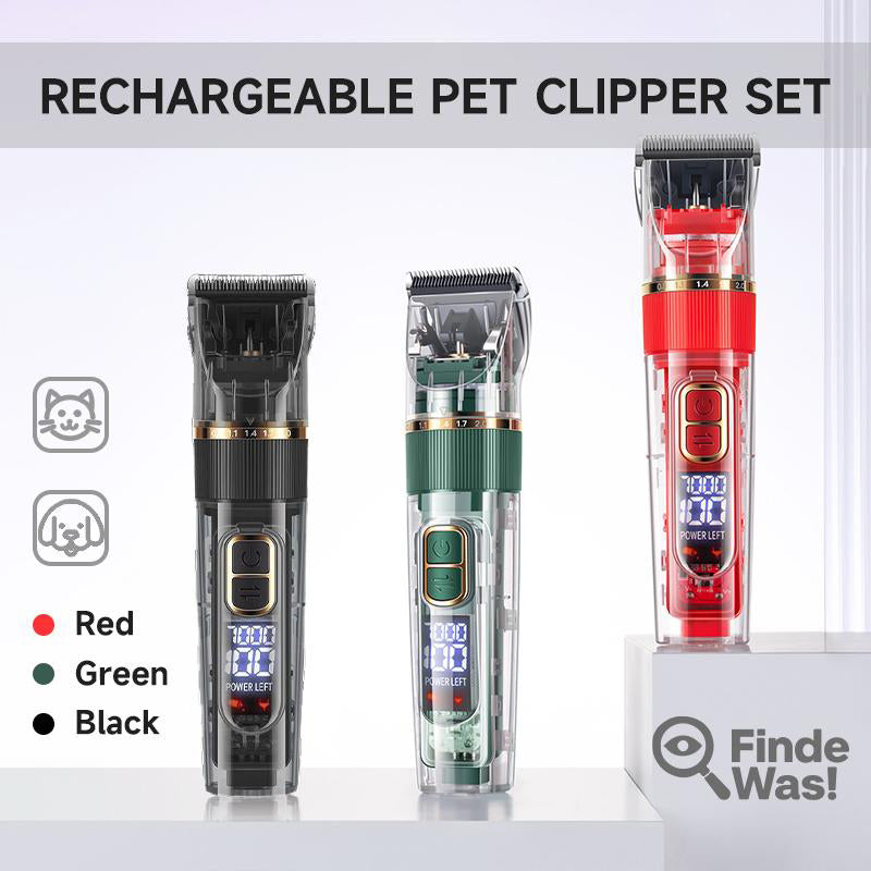 ✂️ 50 % Rabatt – Leiser Haustier-Trimmer – wiederaufladbar, leistungsstark & vielseitig – ideal für Hunde & Katzen 🐾