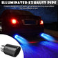 🚗 50% RABATT! 🔥 LED-Auspuffspitze – Rot/blau, Feuereffekt & Carbon-Optik ✨