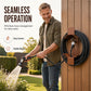 Wandmontierter Gartenschlauchhalter aus Eisen