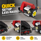 ⛽Tragbare Diesel-Umlaufpumpe – 12V-220V, 94.6 L/min, selbstansaugend, für Tankstelle & Baustelle