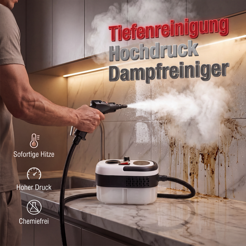 📢📢50% RABATT !!⏰Mehrzweck-Hochdruckdampfreiniger