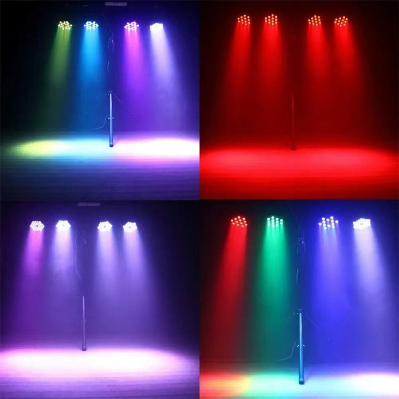 🌈Sound-aktivierter PAR-Scheinwerfer – musikgesteuert, RGB, DMX, für Bühne & Party