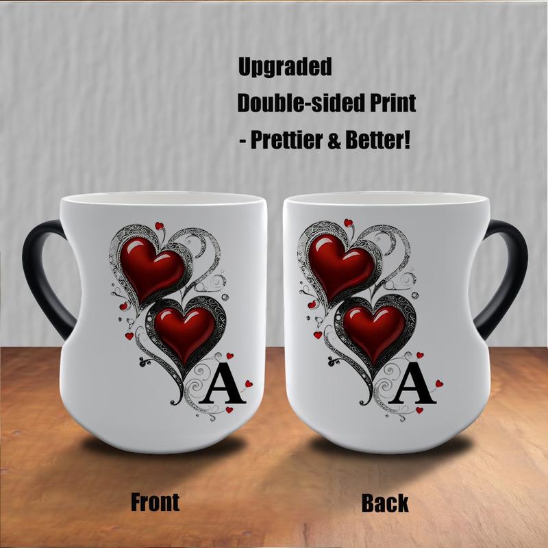 💝✨50% RABATT! Farbwechselnde Keramiktasse mit Herzhenkel, Valentinstag