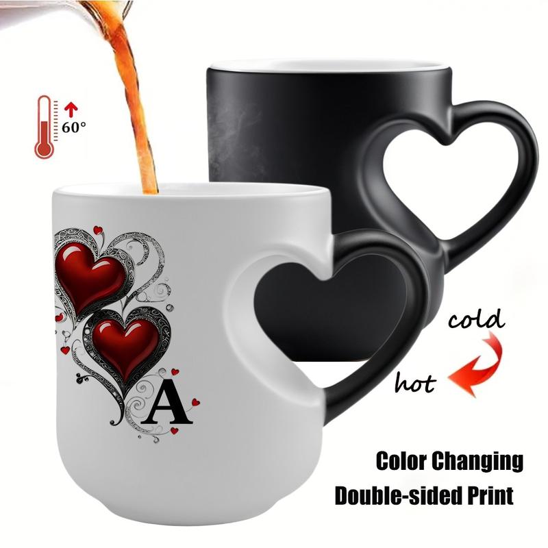💝✨50% RABATT! Farbwechselnde Keramiktasse mit Herzhenkel, Valentinstag