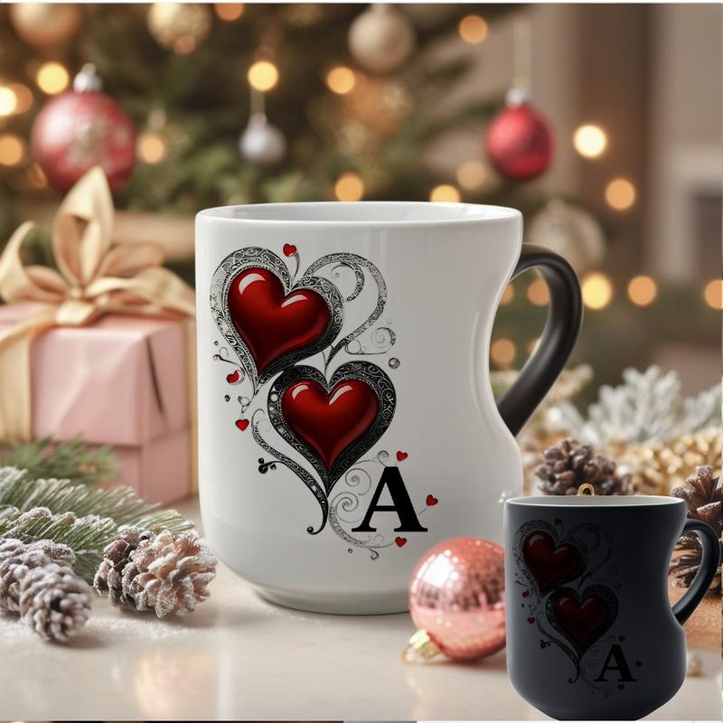 💝✨50% RABATT! Farbwechselnde Keramiktasse mit Herzhenkel, Valentinstag