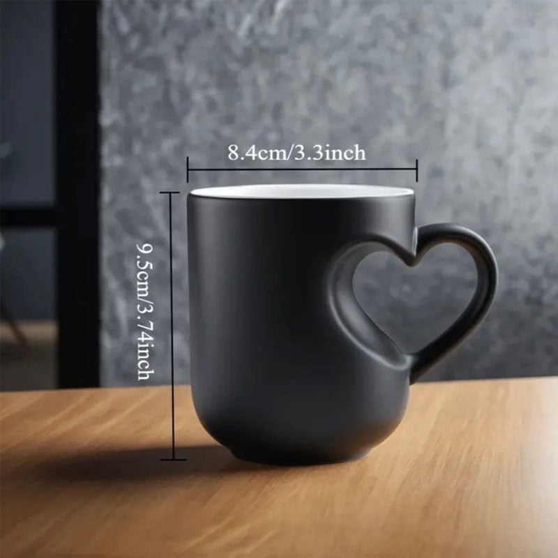 💝✨50% RABATT! Farbwechselnde Keramiktasse mit Herzhenkel, Valentinstag
