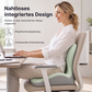 🪑 50% RABATT! 💆 Ergonomisches Sitzkissen aus Memory-Schaum – Integrierte Rückenstütze, orthopädisch & vielseitig – Ideal für Bürostuhl, Auto & Homeoffice ✨