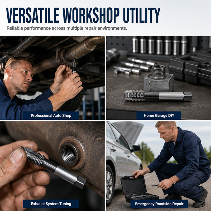 🔧 Sonderangebot 2026 – Über 23.400 Stück verkauft! 🔩 Gewindeschneider für Auspuffrohre & Reparaturwerkzeug für Lambdasonden