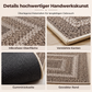 🏡 50% RABATT! 🌿 Eleganter gewebter Läuferteppich – Strapazierfähig, weich & stilvoll – Ideal für Flur, Küche & Wohnzimmer ✨
