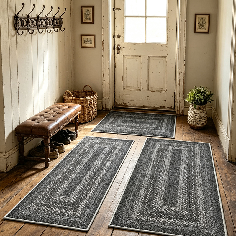 🏡 50% RABATT! 🌿 Eleganter gewebter Läuferteppich – Strapazierfähig, weich & stilvoll – Ideal für Flur, Küche & Wohnzimmer ✨