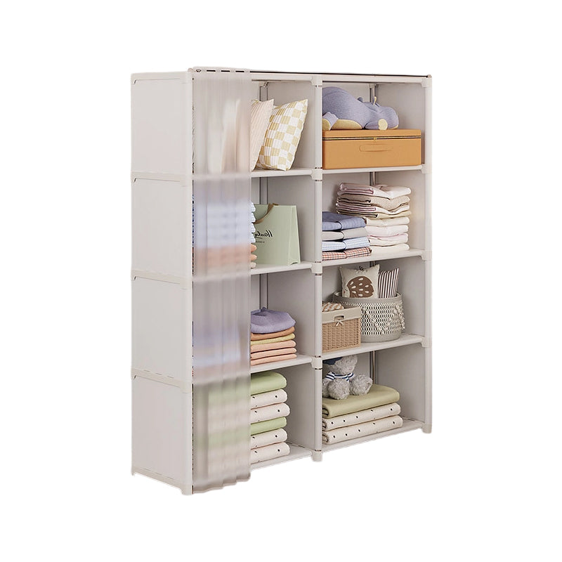 ⏳Zeitlich begrenztes Sonderangebot⏰Platzsparender, staubdichter Kleiderschrank mit mehreren Ebenen