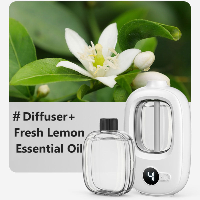 🎶Automatischer Aromatherapie-Diffusor 🌿✨ | Ultraschall-Zerstäubung · Zeitgesteuertes Sprühen · Smart Display · Wand- & Tischmontage