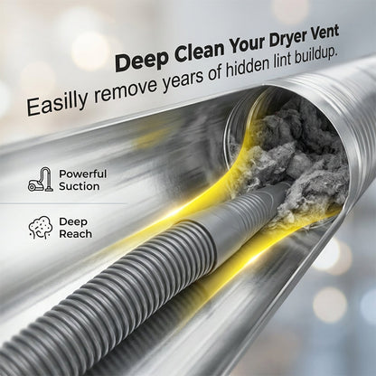 Dryer Vent Cleaning Vacuum Attachment