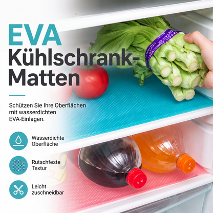 ✨🧊💧Wasserdichte Kühlschrankregal‑Einlagen！Schützt vor Flecken & Nässe, Einfache Reinigung Kühlschrank Schutzmatten