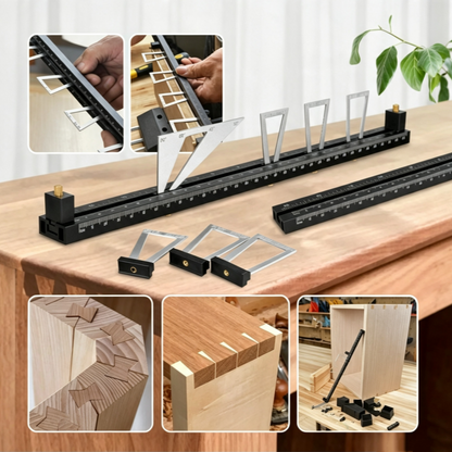 🔨 Diese schiefe Schwalbenschwanzverbindung, an der du 20 Minuten gearbeitet hast? Dieses Anreißer-Set behebt das Problem – gerade Linien, saubere Schnitte, jedes Mal. ✨