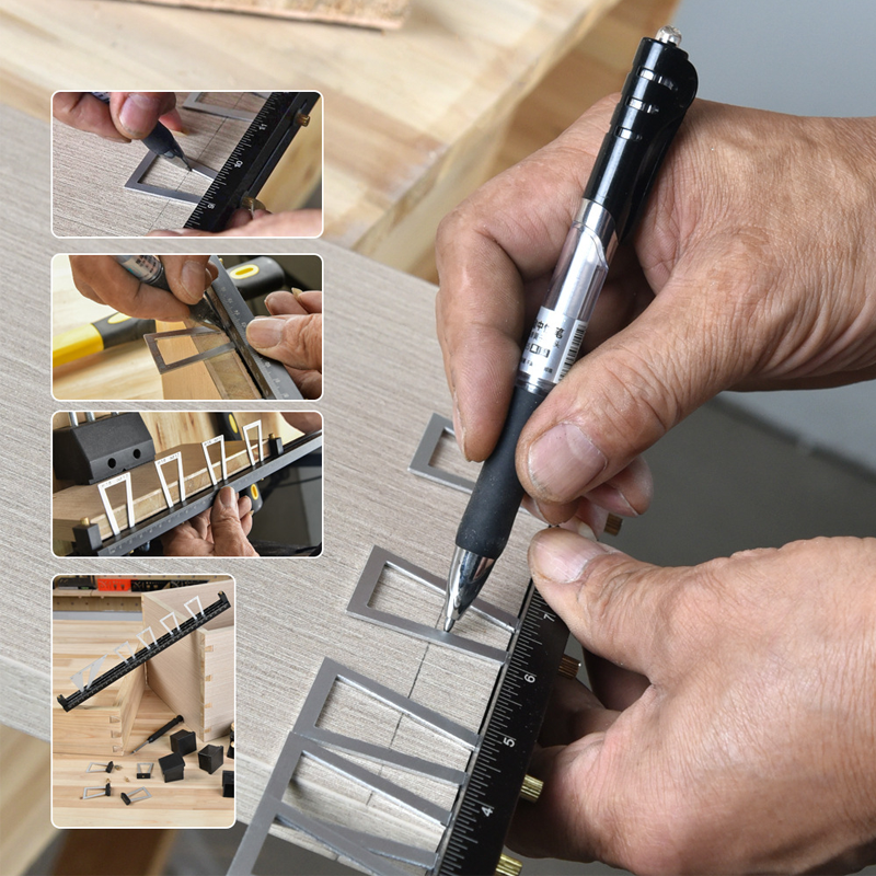 🔨 Diese schiefe Schwalbenschwanzverbindung, an der du 20 Minuten gearbeitet hast? Dieses Anreißer-Set behebt das Problem – gerade Linien, saubere Schnitte, jedes Mal. ✨