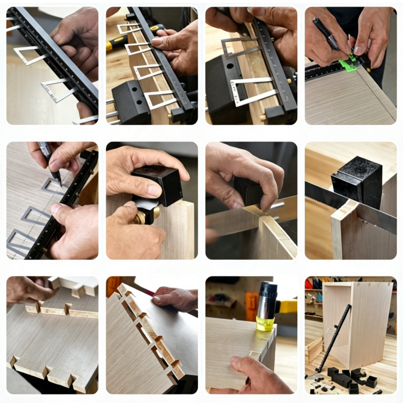 🔨 Diese schiefe Schwalbenschwanzverbindung, an der du 20 Minuten gearbeitet hast? Dieses Anreißer-Set behebt das Problem – gerade Linien, saubere Schnitte, jedes Mal. ✨