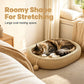 🐱 50% RABATT! 🛏️ Strapazierfähiges Sisal-Kratzbett für Katzen – Langlebige Kratzfläche, ovale Form & inkl. Spielzeug – Perfekt zum Spielen & Ausruhen ✨