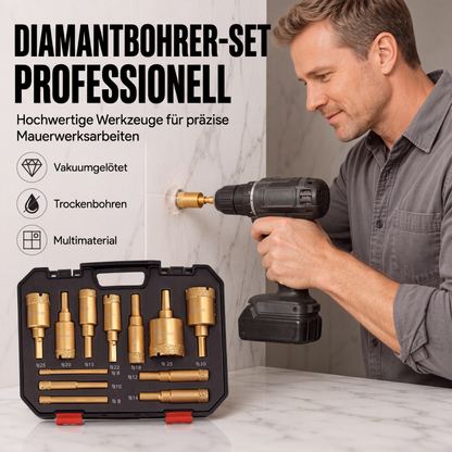 ⏳🔥 NUR FÜR KURZE ZEIT 50% RABATT! ⏰ 12-teiliges Trocken-Diamant-Lochsägen-Set für Fliesen (6-35 mm)