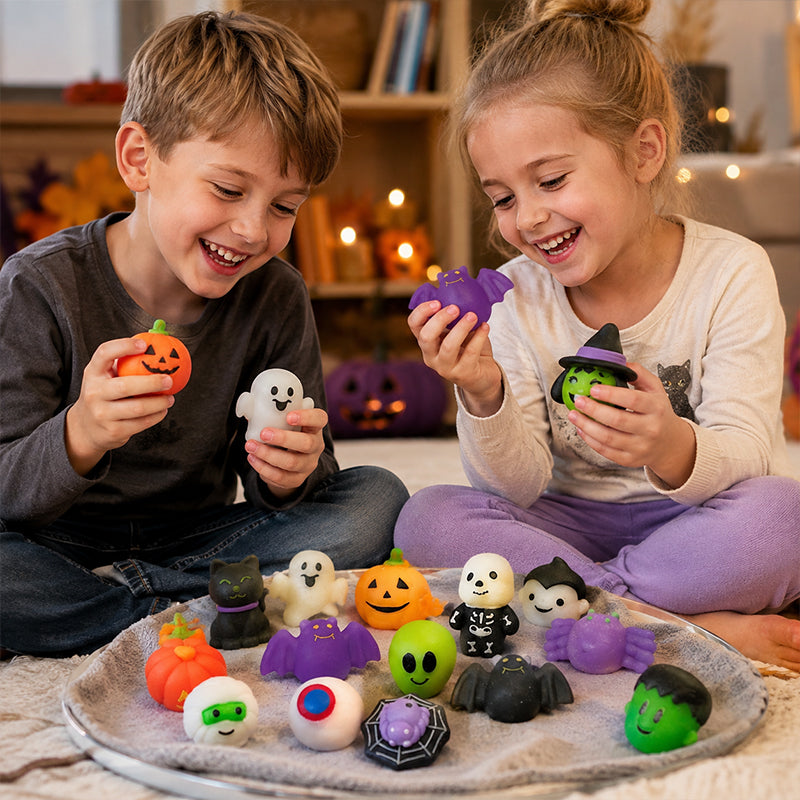 🎃 JETZT 50 % RABATT! 🧸 Weicher Druckkomfort – Squishy-Spielzeuge im Halloween-Design – perfekt für Party-Tüten, das Klassenzimmer und „Süßes oder Saures“ 👻