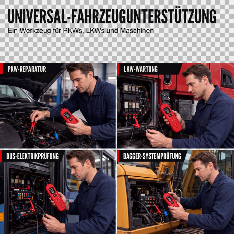 🔌 50% RABATT! ⚡ 2‑in‑1 Kfz‑Tester – Stromkreis & Relais mit Digitalanzeige ✨