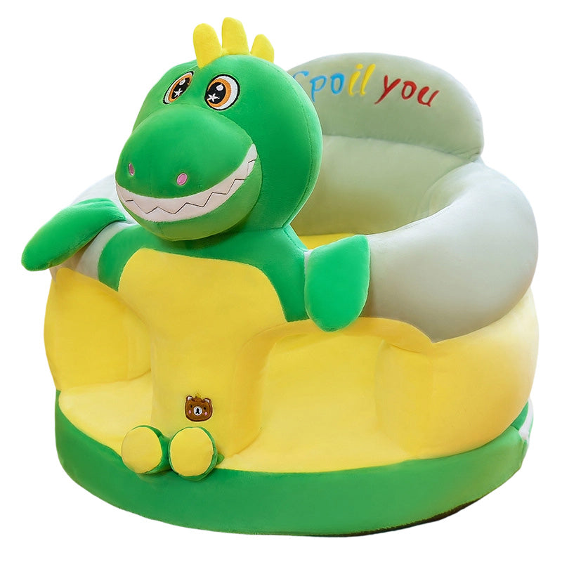 ✨50% Rabatt✨🐻 Cartoon‑Baby‑Stützsofa – Anti‑Roll‑Sitzsessel für Babys mit stabiler Rückenlehne, weicher Plüsch‑Bodensitz für Kleinkinder