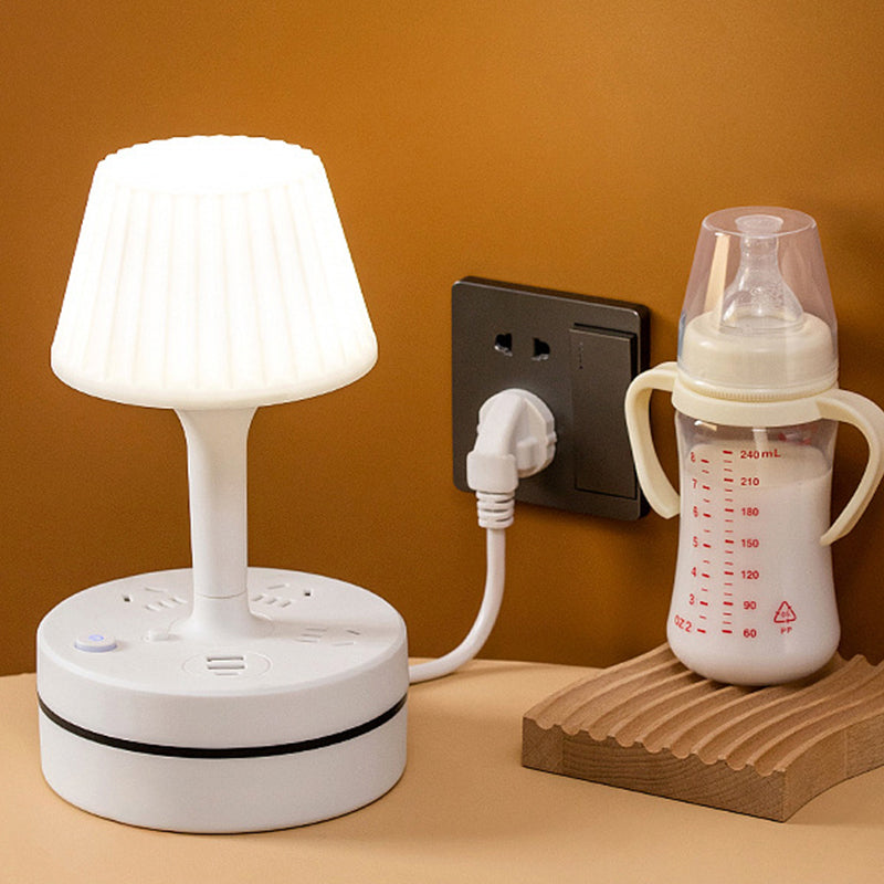 📢📢 50 % Rabatt!! ⏰💡 Nachttischlampe mit Steckdosen und USB-Anschlüssen