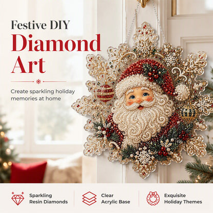 🎅Frühes Weihnachtsgeschenk 50% RABATT🎄 Weihnachts-Diamantkunst Hänge-Set 🎨