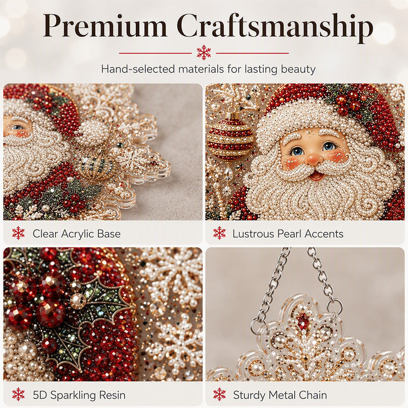 🎅Frühes Weihnachtsgeschenk 50% RABATT🎄 Weihnachts-Diamantkunst Hänge-Set 🎨