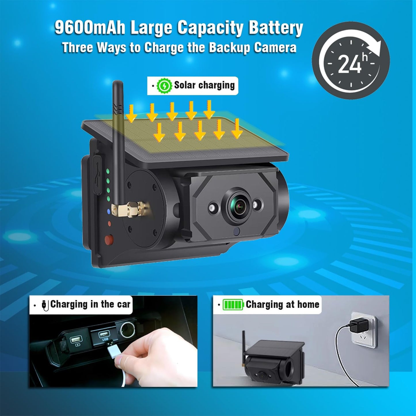🔥🎁New 50% DISCOUNT🔥Wireless rear camera system in 1080p H