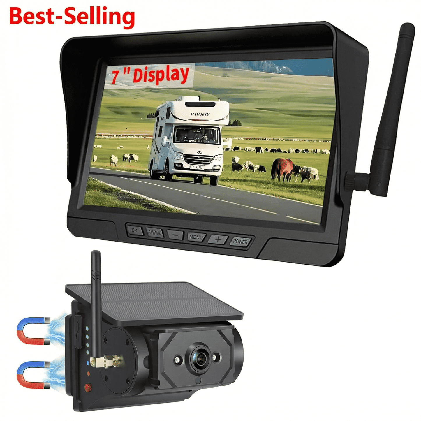 🔥🎁New 50% DISCOUNT🔥Wireless rear camera system in 1080p H
