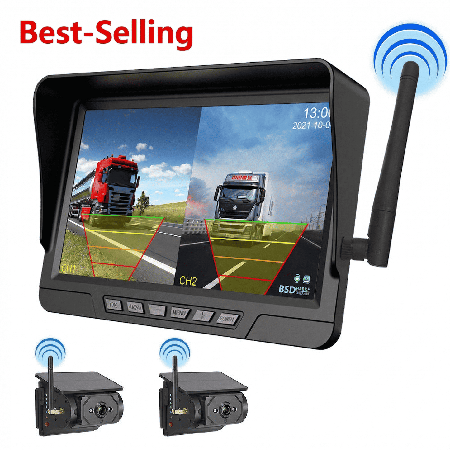 🔥🎁New 50% DISCOUNT🔥Wireless rear camera system in 1080p H