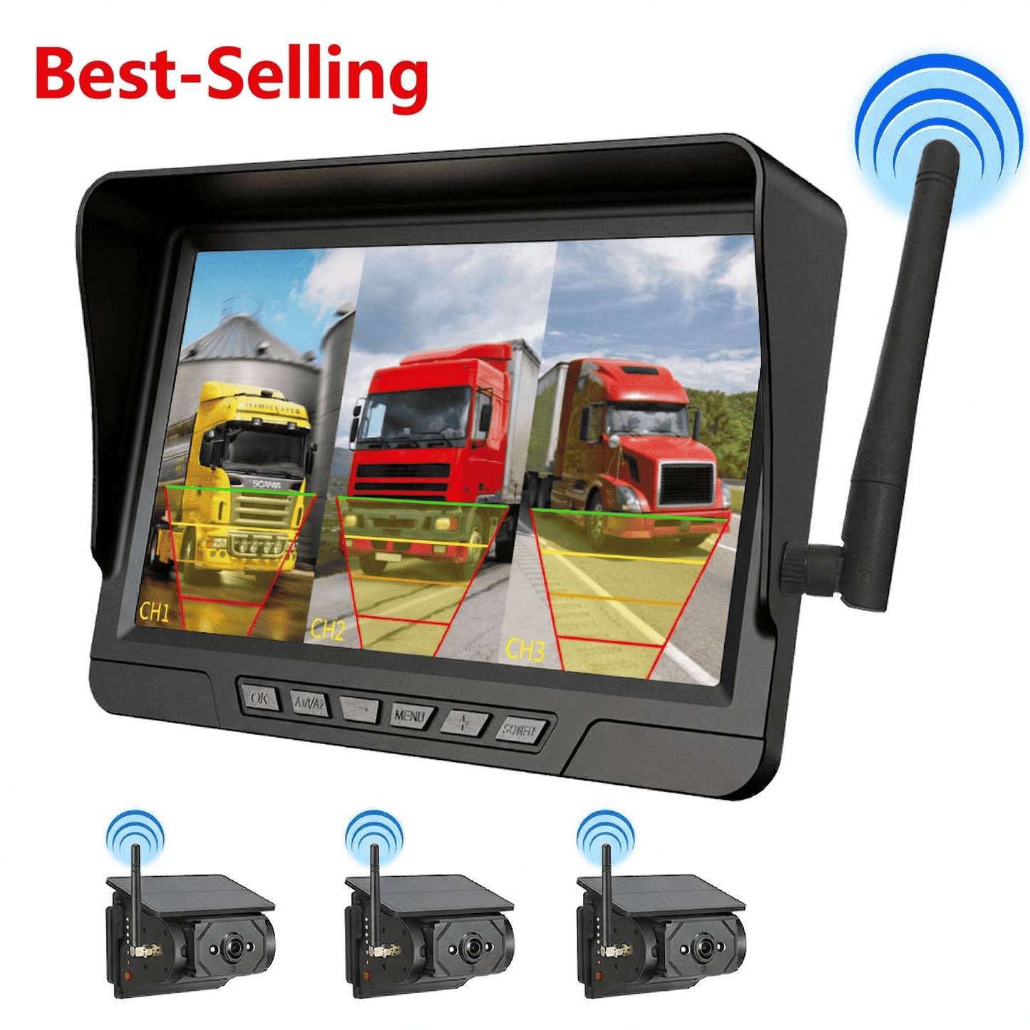 🔥🎁New 50% DISCOUNT🔥Wireless rear camera system in 1080p H