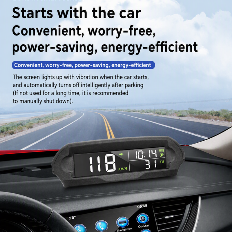 🔥Solange der Vorrat reicht 50 % Rabatt!🎉Solar-Auto-GPS-Head-Up-Display
