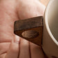 ☕ 50 % RABATT! 🍂 Vintage-Kaffeetasse – Holzgriff & Untertasse – Stilvoll & rustikal – Handgefertigte Keramik mit ergonomischen Holzelementen ✨