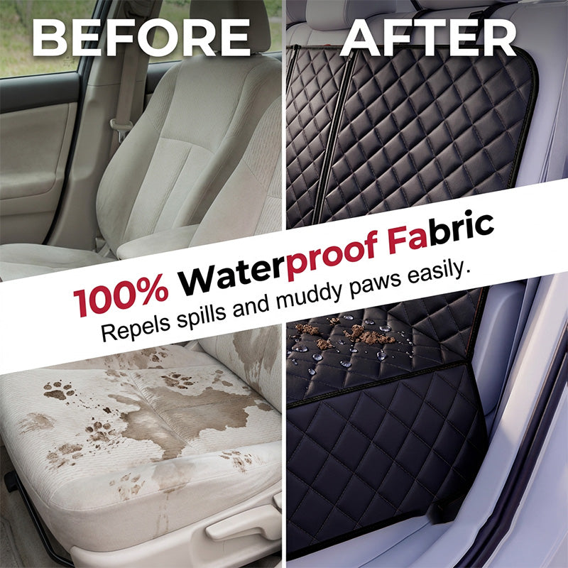 🐶 50% RABATT! 🚗 Wasserabweisende Autositzauflage für Hunde mit Sicherheitsgurtöffnungen