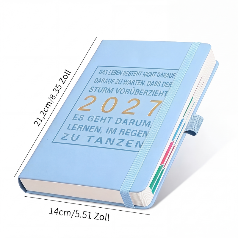 ⏳Nur für kurze Zeit – 50% RABATT⏰ 📅A5 2027 Tagebuch-Notizbuch mit einer Seite pro Tag ✨